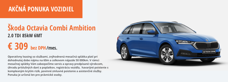 Škoda Octavia Ambition Akcna ponuka